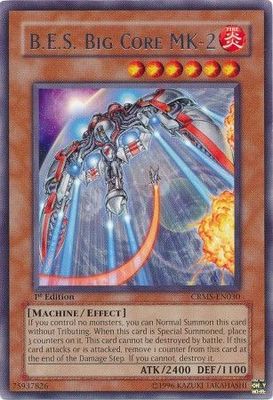 B.E.S. Big Core MK-2 - CRMS-EN030 - Rare 1st Edition Crimson Crisis CRMS 1st Edition Singles