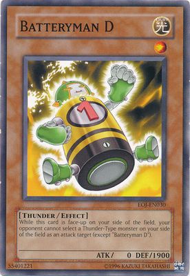 Batteryman D - EOJ-EN030 - Common Unlimited Enemy Of Justice [EOJ] Unlimited Singles