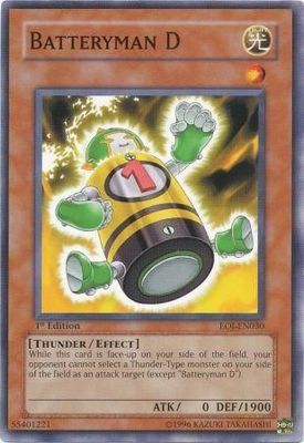 Batteryman D - EOJ-EN030 - Common 1st Edition Enemy Of Justice [EOJ] 1st Edition Singles