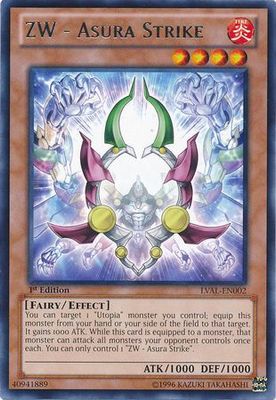 ZW - Asura Strike - LVAL-EN002 - Rare 1st Edition Legacy of the Valiant 1st Edition Singles