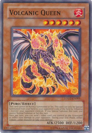 Volcanic Queen - LODT-EN005 - Common Unlimited Light of Destruction [LODT] Unlimited Singles