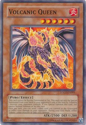 Volcanic Queen - LODT-EN005 - Common Unlimited Light of Destruction [LODT] Unlimited Singles