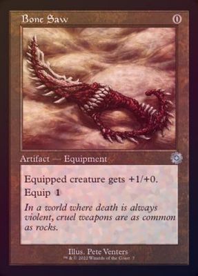 Bone Saw 7 - Retro Frame - Foil Retro Artifact Singles