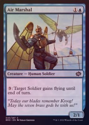 Air Marshal 043/287 - Foil The Brothers&#39; War Foil Singles