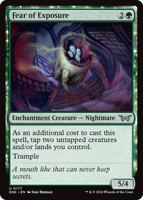 Fear of Exposure - Duskmourn: House of Horror (Foil) Duskmourn: House of Horror