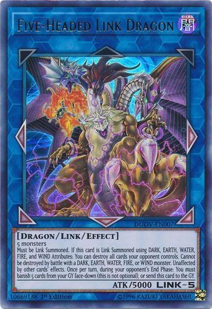 SH Five-Headed Link Dragon - DUOV-EN007 - Ultra Rare 1st Edition Duel Overload 1st Edition Singles