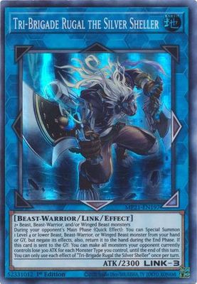 SH Tri-Brigade Rugal the Silver Sheller - MP21-EN197 - Super Rare 1st Edition 2021 Mega-Tin: Ancient Battles 1st Edition Singles