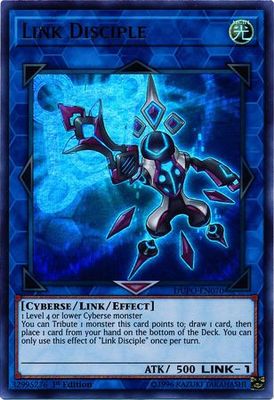 SH Link Disciple - DUPO-EN070 - Ultra Rare 1st Edition Duel Power 1st Edition Singles