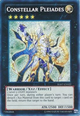 Constellar Pleiades - HA07-EN022 - Secret Rare Unlimited Hidden Arsenal 7: Knight of Stars Unlimited Singles