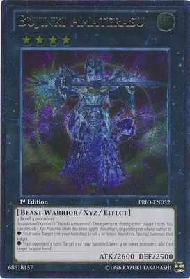 SH Ultimate Rare - Bujinki Amaterasu - PRIO-EN052 1st Edition Primal Origin 1st Edition Singles