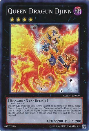 Queen Dragun Djinn - GAOV-EN049 - Super Rare Unlimited Galactic Overlord Unlimited Singles