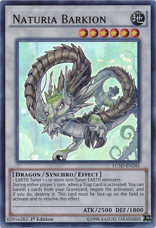 SH Naturia Barkion - LC5D-EN245 - Ultra Rare 1st Edition Legendary Collection 5D&#39;s LC5D Singles