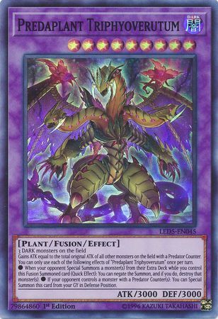 SH Predaplant Triphyoverutum - LED5-EN045 - Super Rare 1st Edition Legendary Duelists: Immortal Destiny Singles