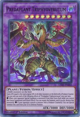 SH Predaplant Triphyoverutum - LED5-EN045 - Super Rare 1st Edition Legendary Duelists: Immortal Destiny Singles