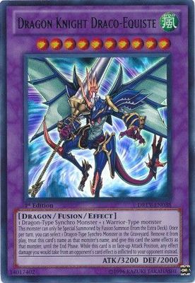 SH Dragon Knight Draco-Equiste - DREV-EN038 - Ultra Rare 1st Edition Duelist Revolution 1st Edition Singles