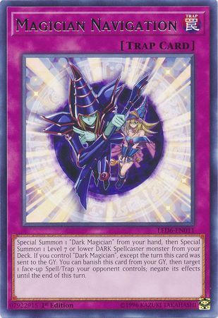 Magician Navigation - LED6-EN011 - Rare 1st Edition Legendary Duelists: Magical Hero 1st Edition Singles