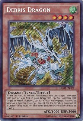 SH Debris Dragon - LC5D-EN009 - Secret Rare 1st Edition Legendary Collection 5D&#39;s LC5D Singles