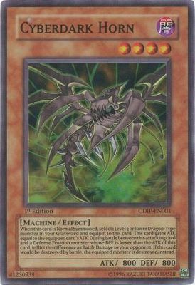 SH Cyberdark Horn - CDIP-EN001 - Super Rare 1st Edition Cyberdark Impact [CDIP] 1st Edition Singles