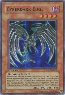 Cyberdark Edge - CDIP-EN002 - Super Rare 1st Edition Cyberdark Impact [CDIP] 1st Edition Singles