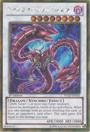 SH Beelze of the Diabolic Dragons - PGLD-EN016 - Gold Secret Rare 1st Edition Premium Gold 1st Edition Singles