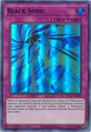 Black Sonic - DLCS-EN032 - Ultra Rare 1st Edition Dragons of Legend The Complete Series 1st Edition Singles