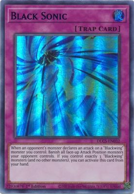 Black Sonic - DLCS-EN032 - Ultra Rare 1st Edition Dragons of Legend The Complete Series 1st Edition Singles