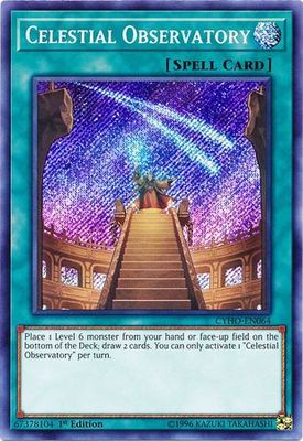 Celestial Observatory - CYHO-EN064 - Secret Rare 1st Edition Cybernetic Horizon 1st Edition Singles