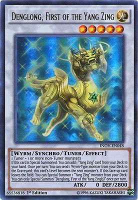 SH Denglong, First of the Yang Zing - INOV-EN048 - Ultra Rare 1st Edition Invasion Vengeance 1st Edition Singles