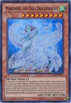 SH Mariamne, the True Dracophoenix - MACR-EN026 - Ultra Rare 1st Edition Maximum Crisis 1st Edition Singles
