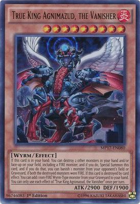 SH True King Agnimazud, the Vanisher - MP17-EN080 - Ultra Rare 1st Edition 2017 Mega-Tins 1st Edition Singles