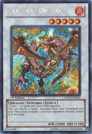 SH Lavalval Dragon - HA05-EN022 - Secret Rare 1st Edition Hidden Arsenal 5 1st Edition Singles