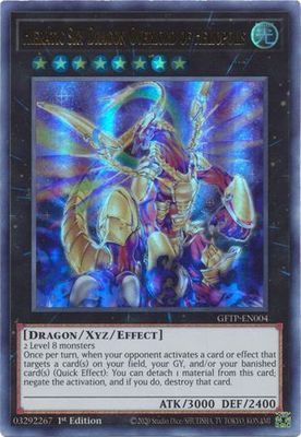 SH Hieratic Sky Dragon Overlord of Heliopolis - GFTP-EN004 - Ultra Rare 1st Edition Ghosts From The Past 1st Edition Singles