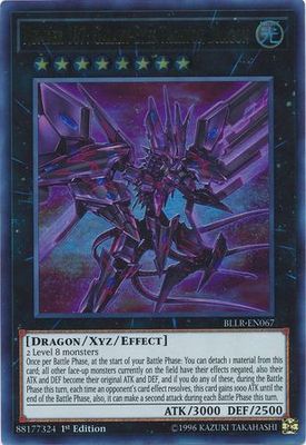SH Number 107: Galaxy-Eyes Tachyon Dragon - BLLR-EN067 - Ultra Rare 1st Edition Battles of Legend: Light&#39;s Revenge Singles