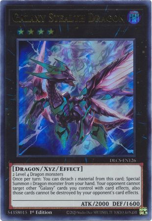 SH Galaxy Stealth Dragon - DLCS-EN126 - Ultra Rare 1st Edition Dragons of Legend The Complete Series 1st Edition Singles