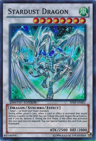 SH Stardust Dragon - SHSP-ENSE1 - Super Rare Yu-Gi-Oh! Promo Cards