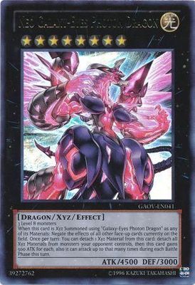 Neo Galaxy-Eyes Photon Dragon - GAOV-EN041 - Ultra Rare Unlimited Galactic Overlord Unlimited Singles