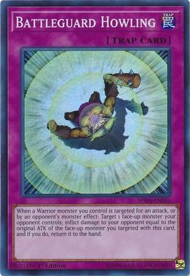 Battleguard Howling - SPWA-EN056 - Super Rare 1st Edition Spirit Warriors Singles