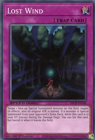 Lost Wind - SBCB-EN146 - Common 1st Edition (Yellow Tab) Speed Duel Battle City Box 1st Edition Singles