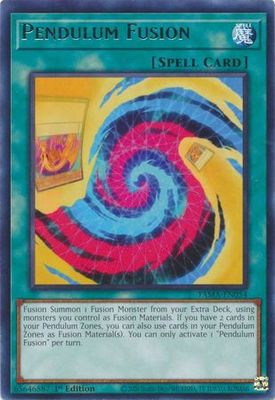 Pendulum Fusion - TAMA-EN054 - Rare 1st Edition Tactical Masters 1st Edition Singles