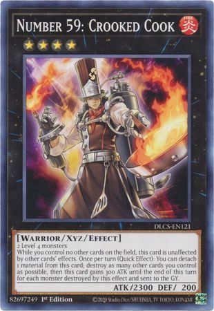 Number 59: Crooked Cook - DLCS-EN121 - Common 1st Edition Dragons of Legend The Complete Series 1st Edition Singles