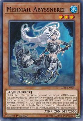 Mermail Abyssnerei - CIBR-EN028 - Common 1st Edition Circuit Break 1st Edition Singles