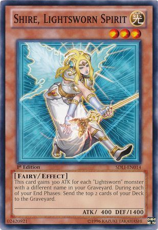 Shire, Lightsworn Spirit - SDLI-EN014 - Common 1st Edition Structure Deck: Realm of Light 1st Edition Singles (espanol)