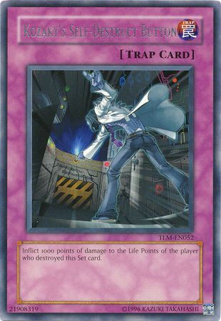 Kozaky&#39;s Self-Destruct Button - TLM-EN052 - Rare Unlimited The Lost Millennium [TLM] Unlimited Singles