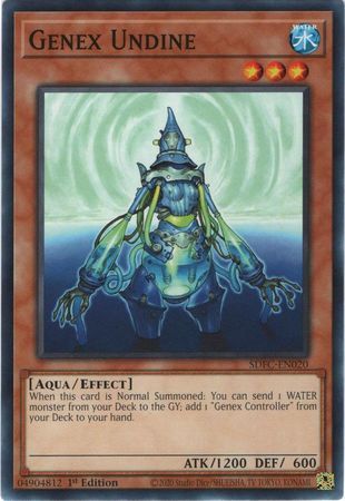 Genex Undine - SDFC-EN020 - Common 1st Edition Freezing Chains 1st Edition Singles