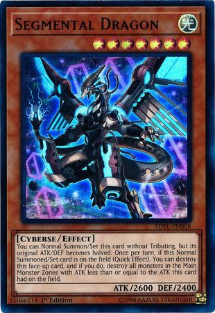 Segmental Dragon - SDPL-EN008 - Ultra Rare 1st Edition Structure Deck: Powercode Link 1st Edition Singles