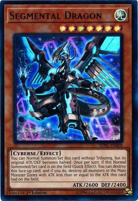 Segmental Dragon - SDPL-EN008 - Ultra Rare 1st Edition Structure Deck: Powercode Link 1st Edition Singles