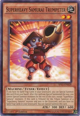 Superheavy Samurai Trumpeter - SP15-EN028 - Common 1st Edition Star Pack ARC-V Singles
