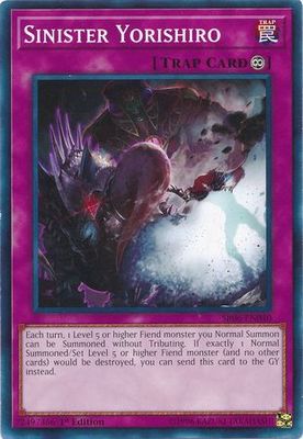 Sinister Yorishiro - SR06-EN040 - Common 1st Edition Lair of Darkness 1st Edition Singles