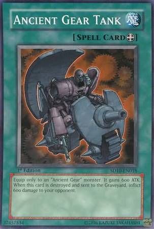 Ancient Gear Tank - SD10-EN018 - Common 1st Edition Structure Deck: Machine Re-Volt 1st Edition Singles