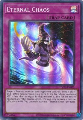 Eternal Chaos - TOCH-EN010 - Super Rare Unlimited Toon Chaos Unlimited Singles